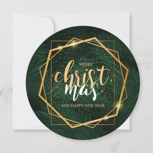 Invitation Joyeux Noël et Bonne Année (Devant)