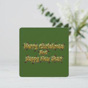 Invitation Joyeux Noël Et Bonne Année