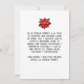 Invitation Joyeux Noël et Bonne Année avec Photo (Dos)