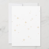 Invitation Joyeux Noël fête d'anniversaire (Dos)
