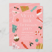 Invitation Joyeux Noël Fête Fête de Noël (Devant / Derrière)