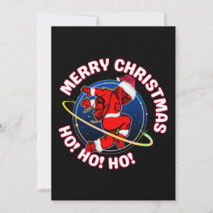INVITATION JOYEUX NOËL FUNNY SPACE ASTRONAUTE