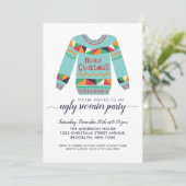 Invitation Joyeux Noël Joyeux Fête de Noël (Debout devant)