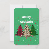 Invitation Joyeux Noël moderne & élégant (Dos)