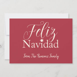 Invitation Joyeux Noël Noël moderne Famille Fête