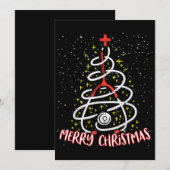 Invitation Joyeux Noël Nurse Funny PICU Nurse Noël (Devant / Derrière)