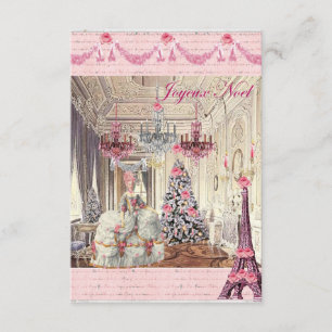 Invitation Joyeux Noël Palais de Versailles Marie Antoinette