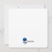 Invitation Joyeux Noël Père Noël Traîneau et Renne Festif (Dos)