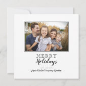 Invitation Joyeux Noël | Reindeer Carlin (Dos)