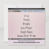 Invitation Joyeux Noël Snowgirly (Dos)