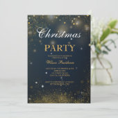 Invitation Joyeux Noël | Typographie Rouge (Debout devant)