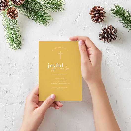 Invitation Joyeux Nous Vous Adorons | Noël