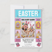 Invitation Joyeux OEuf de Pâques vacances (Devant)