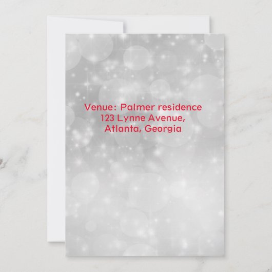 Invitation Joyeux orignal de Noël portant un casquette (Dos)