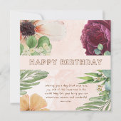 Invitation Joyeux panier d'anniversaire (Devant)