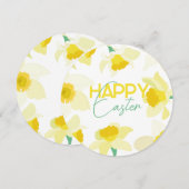 Invitation Joyeux Pâques. (Devant / Derrière)