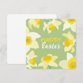 Invitation Joyeux Pâques. (Devant / Derrière)