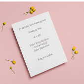 Invitation Joyeux pâques, lapin de Pâques marchant avec des o