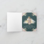 Invitation Joyeux Pâques traditionnel catholique (Intérieur)