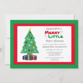 Invitation Joyeux petit Baby shower (Devant)