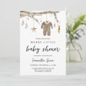 Invitation Joyeux petit Baby shower neutre pour les femmes (Debout devant)