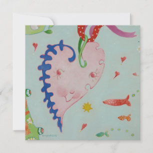 Invitation Joyeux petit coeur