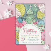 Invitation Joyeux petit décembre fête d'anniversaire