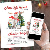 Invitation Joyeux petit mignon enfants Noël fête d'anniversai