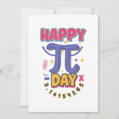 Invitation Joyeux Pi Day 3.14 Science ou mathématiques STEM V (Devant)