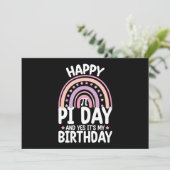 Invitation Joyeux Pi Day Et oui c'est mon Anniversaire Math R (Debout devant)