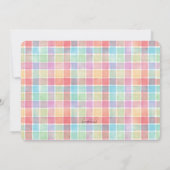 Invitation Joyeux Plaid (Dos)