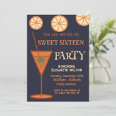 Invitation Joyeux plaisir cocktail cool doux 16 (Debout devant)