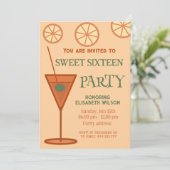 Invitation Joyeux plaisir cocktail cool doux 16 (Debout devant)