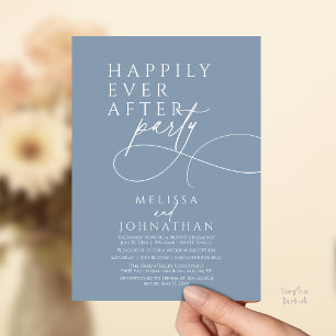 Invitation Joyeux Pour Toujours Mariage Moderne Élégant En