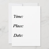 Invitation Joyeux Pourim (Dos)