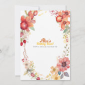 Invitation Joyeux premier anniversaire ! 1er anniversaire (Dos)