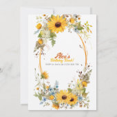 Invitation Joyeux premier anniversaire ! 1er anniversaire (Dos)