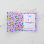 Invitation Joyeux premier jour de la 2e année BIENVENUE (Intérieur)