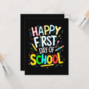 Invitation Joyeux premier jour de rentrée scolaire