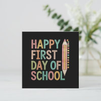 Joyeux premier jour d'école Retour à l'école