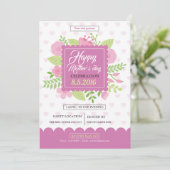 Invitation Joyeux prospectus pour la fête des mères (Debout devant)