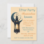 Invitation Joyeux Ramadan Kareem Et Aïd Moubarak 2024 (Devant)