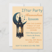 Invitation Joyeux Ramadan Kareem Et Aïd Moubarak 2024 (Devant)