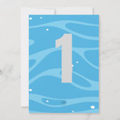 Invitation Joyeux requin Jaw-some Un anniversaire (Dos)