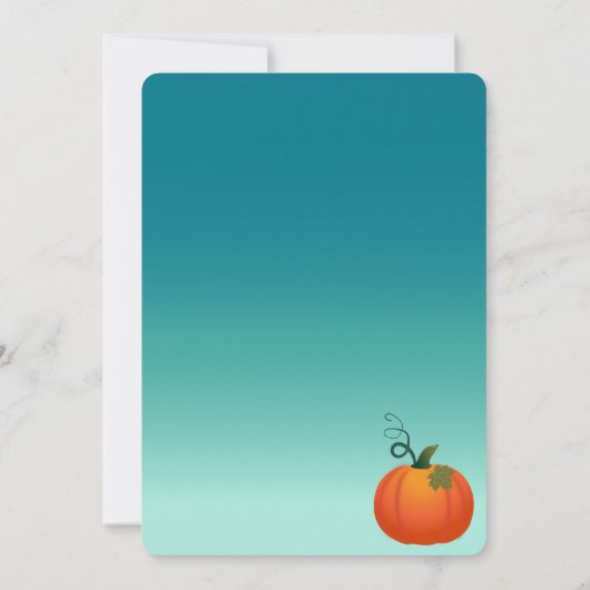 Invitation Joyeux Thanksgiving (Dos)