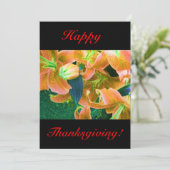 Invitation Joyeux Thanksgiving (Debout devant)