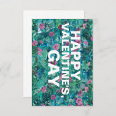 Invitation joyeux valentin gay (Devant / Derrière)