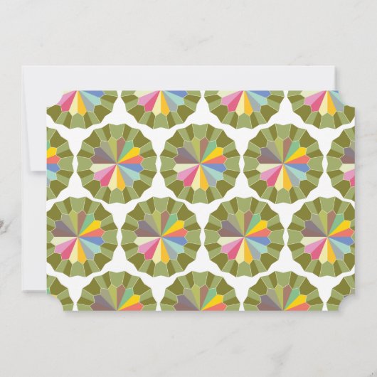 Invitation Joyeux voeux (Dos)