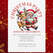 Invitation Joyeux voeux de Noël Père Noël