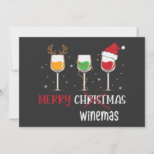 Invitation Joyeux Winemas (Devant)